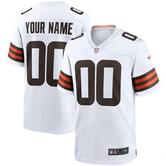 Cleveland Browns Custom Away Jersey