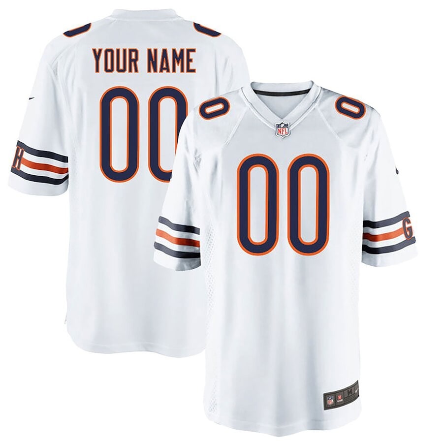 Chicago Bears Custom Away Jersey