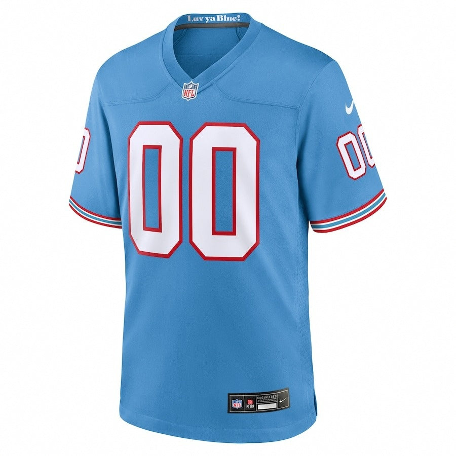 Tennessee Titans Custom Alternate Throwback Jersey