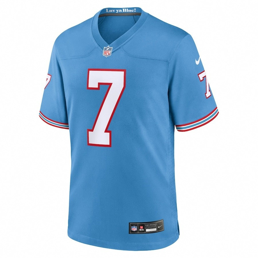 Tennessee Titans Malik Willis Alternate Throwback Jersey