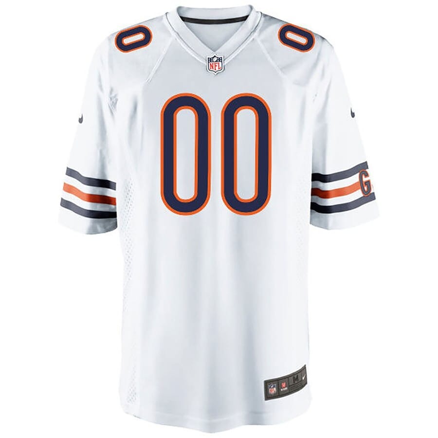 Chicago Bears Custom Away Jersey