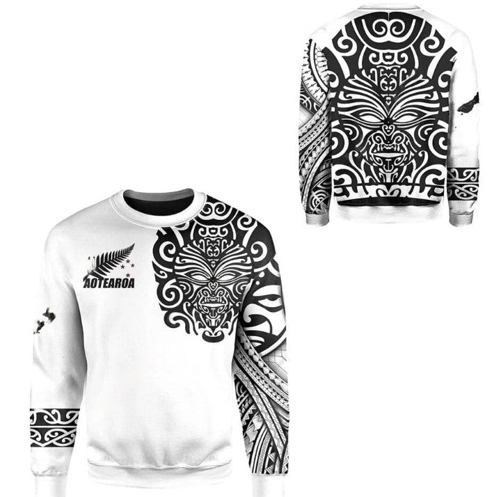 New Zealand Flag Maori Aotearoa Tribe Haka Native Sweatshirts