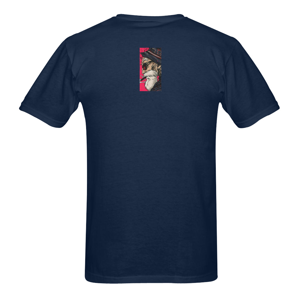 Smoking Beard Man T-Shirt Sunny Men's T-shirt (USA Size) (Model T02)