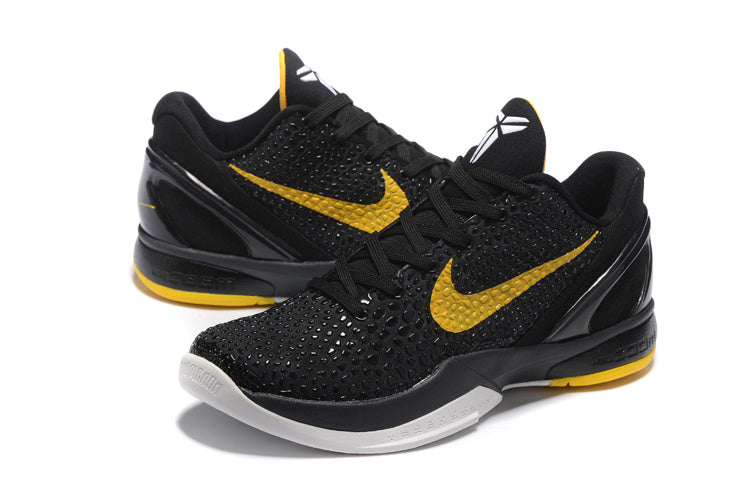 Kobe 6 sales black and yellow