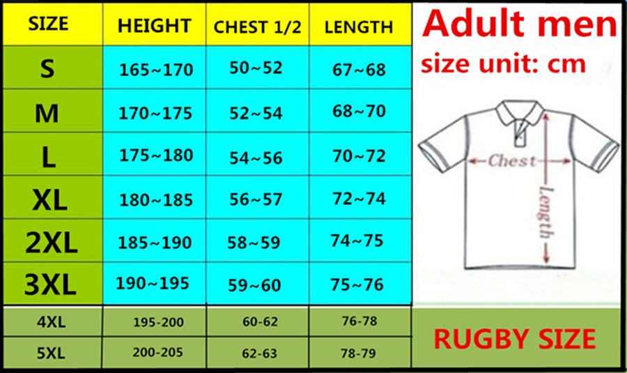 South Africa Rugby 7 Jersey